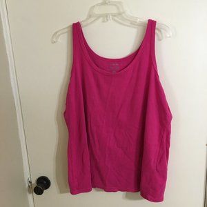 4x Lane Bryant Pink Ribbed Tank